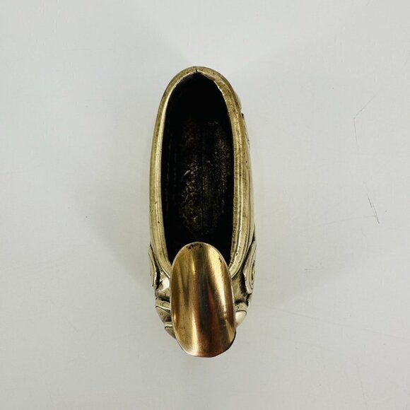 Vintage Brass Shoe Collectors Cigarette Holder Miniature Small Ashtray - Picture 3 of 13